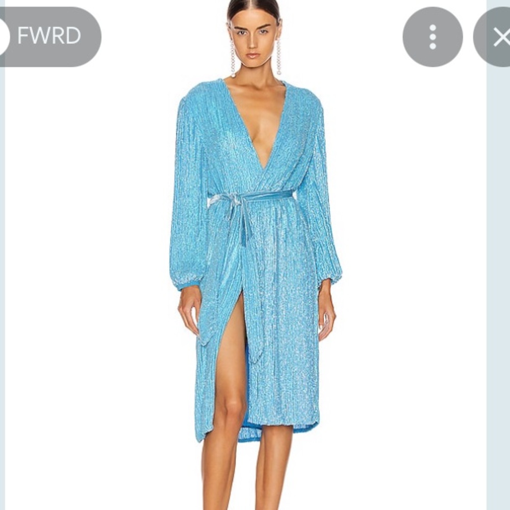 NWT Retrofete Audrey Sequin Robe Dress S